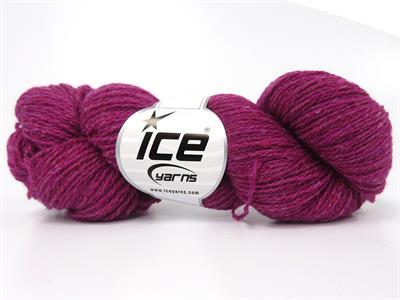 6x50gr. SHETLAND WOOL Yün Fuşya Lüks, Kışlık, Çok İnce, Yün, 100% Yün