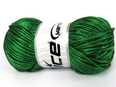 4x100gr. STARRY NIGHT Akrilik Yeşil Yazlık İplikler, Tığ İşi, Zincir, Akrilik