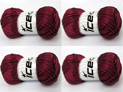 4x100gr. STARRY NIGHT Akrilik  Yazlık İplikler, Tığ İşi, Zincir, Akrilik