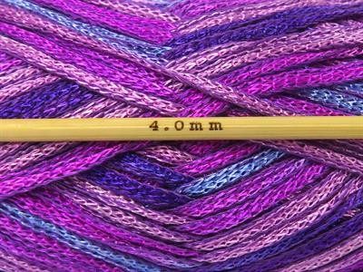 4x100gr. STARRY NIGHT Akrilik Leylak, Açık Mavi, Pembe tonları Yazlık İplikler, Tığ İşi, Zincir, Akrilik