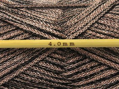 4x100gr. STARRY NIGHT Akrilik Bakır Yazlık İplikler, Tığ İşi, Zincir, Akrilik