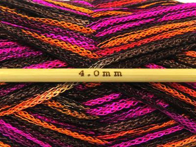 4x100gr. STARRY NIGHT Akrilik Kahverengi, Neon Pembe, Neon Turuncu Yazlık İplikler, Tığ İşi, Zincir, Akrilik