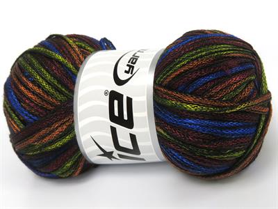 4x100gr. STARRY NIGHT Akrilik Yeşil Yazlık İplikler, Tığ İşi, Zincir, Akrilik