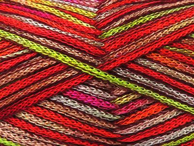 4x100gr. STARRY NIGHT Akrilik Yeşil, Pembe, Kırmızı, Altın, Somon Yazlık İplikler, Tığ İşi, Zincir, Akrilik