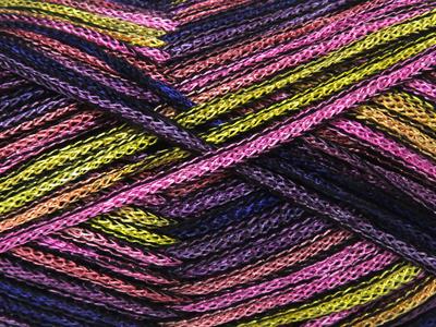 4x100gr. STARRY NIGHT Akrilik Altın, Leylak Tonları, Pembe tonları Yazlık İplikler, Tığ İşi, Zincir, Akrilik