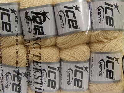 8x50gr. ACOUSTIC Akrilik Koyu Krem Kışlık, Düz iplikler, Worsted, Akrilik