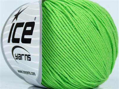 8x50gr. ADEL Pamuk, Akrilik Açık Yeşil Bebe, Yazlık İplikler, Pamuk