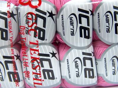 8x50gr. ADEL Pamuk, Akrilik Açık Pembe Bebe, Yazlık İplikler, Pamuk