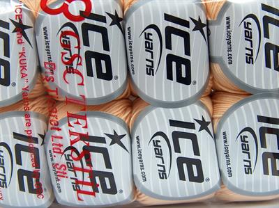 8x50gr. ADEL Pamuk, Akrilik Açık Somon Bebe, Yazlık İplikler, Pamuk