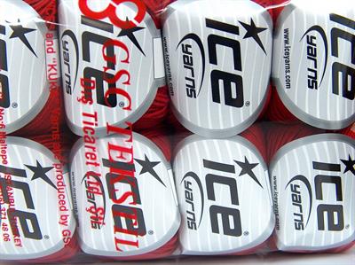 8x50gr. ADEL Pamuk, Akrilik Kırmızı Bebe, Yazlık İplikler, Pamuk