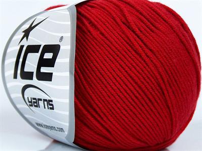 8x50gr. ADEL Pamuk, Akrilik Kırmızı Bebe, Yazlık İplikler, Pamuk