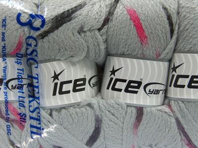 4x100gr. TUBEWOOL BULKY SPOTS Yün, Akrilik Pembe, Gri, Maron Kışlık, Yün, Kalın