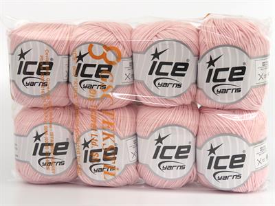 8x50gr. ALARA Pamuk, Akrilik Bebe Pembesi Yazlık İplikler, Pamuk