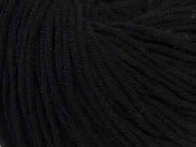Lot of 8 Skeins Ice Yarns ALARA (50% Cotton) Hand Knitting Yarn Black