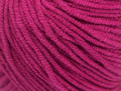 Lot of 8 Skeins Ice Yarns ALARA (50% Cotton) Hand Knitting Yarn Dark Fuchsia