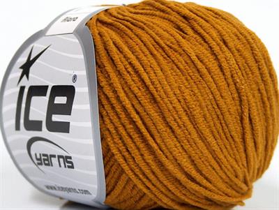 8x50gr. ALARA Pamuk, Akrilik Koyu Altın Yazlık İplikler, Pamuk