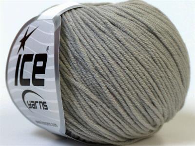 Lot of 8 Skeins Ice Yarns ALARA (50% Cotton) Hand Knitting Yarn Grey