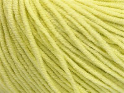 Lot of 8 Skeins Ice Yarns ALARA (50% Cotton) Hand Knitting Yarn Lemon Yellow