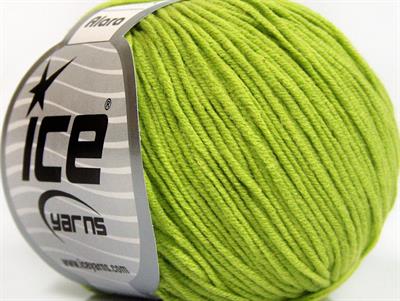 8x50gr. ALARA Pamuk, Akrilik Açık Yeşil Yazlık İplikler, Pamuk