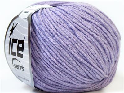 Lot of 8 Skeins Ice Yarns ALARA (50% Cotton) Hand Knitting Yarn Light Lilac