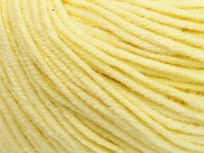 Lot of 8 Skeins Ice Yarns ALARA (50% Cotton) Hand Knitting Yarn Light Yellow