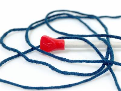 Lot of 8 Skeins Ice Yarns ALARA (50% Cotton) Hand Knitting Yarn Navy