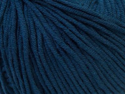 Lot of 8 Skeins Ice Yarns ALARA (50% Cotton) Hand Knitting Yarn Navy