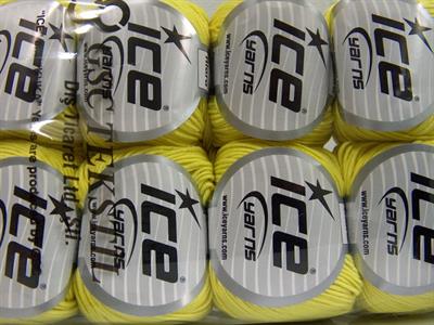 8x50gr. ALARA Pamuk, Akrilik Neon Sarı Yazlık İplikler, Pamuk