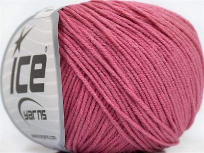 Lot of 8 Skeins Ice Yarns ALARA (50% Cotton) Hand Knitting Yarn Rose Pink