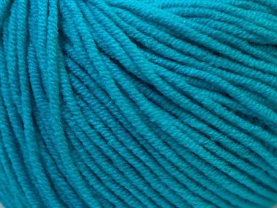 Lot of 8 Skeins Ice Yarns ALARA (50% Cotton) Hand Knitting Yarn Turquoise