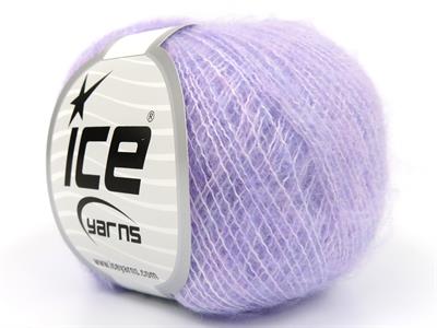 Lot of 10 Skeins Ice Yarns ALICE (10% Wool) Hand Knitting Yarn Light Lilac