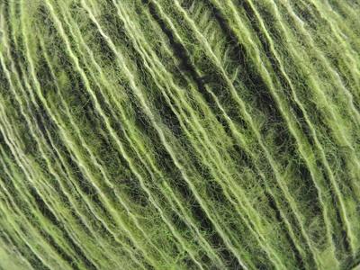 Lot of 8 Skeins Ice Yarns ALICE SUPERFINE (10% Wool) Yarn Black Green