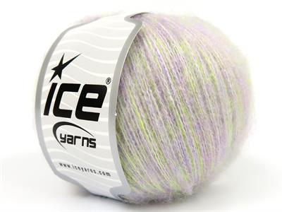 Lot of 8 Skeins Ice Yarns ALICE SUPERFINE (10% Wool) Yarn Green Lilac