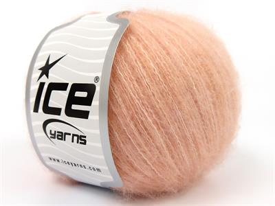Lot of 8 Skeins Ice Yarns ALICE SUPERFINE (10% Wool) Yarn Light Salmon