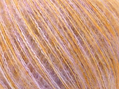 Lot of 8 Skeins Ice Yarns ALICE SUPERFINE (10% Wool) Yarn Orange Light Lilac