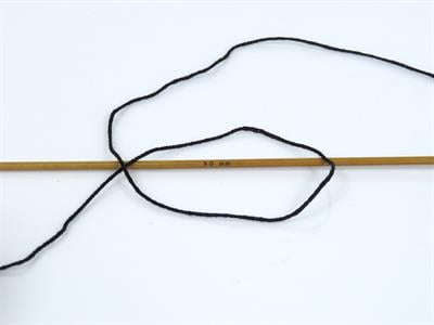 6x50gr. ALMINA COTTON Merserize Pamuk Siyah Yazlık İplikler, Pamuk, %100 Pamuk