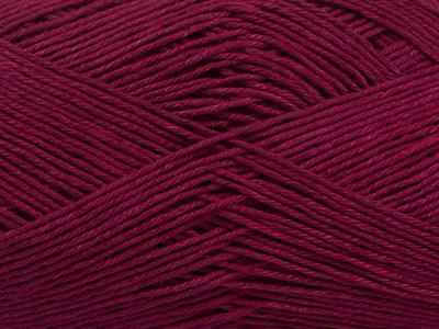 6x50gr. ALMINA COTTON Merserize Pamuk Bordo Yazlık İplikler, Pamuk, %100 Pamuk