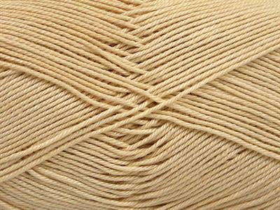 6x50gr. ALMINA COTTON Merserize Pamuk Krem Yazlık İplikler, Pamuk, %100 Pamuk