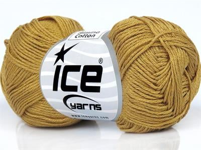 6x50gr. ALMINA COTTON Merserize Pamuk Altın Yazlık İplikler, Pamuk, %100 Pamuk