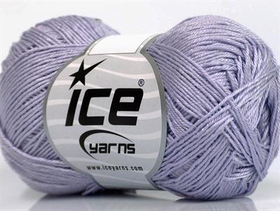 6x50gr. ALMINA COTTON Merserize Pamuk Açık Lila Yazlık İplikler, Pamuk, %100 Pamuk