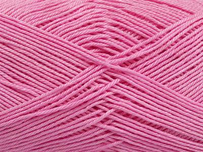 6x50gr. ALMINA COTTON Merserize Pamuk Pembe Yazlık İplikler, Pamuk, %100 Pamuk