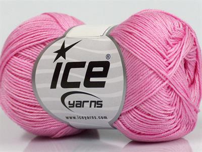 6x50gr. ALMINA COTTON Merserize Pamuk Pembe Yazlık İplikler, Pamuk, %100 Pamuk