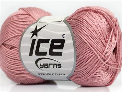 6x50gr. ALMINA COTTON Merserize Pamuk Gül pembe Yazlık İplikler, Pamuk, %100 Pamuk