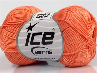 6x50gr. ALMINA COTTON Merserize Pamuk Somon Yazlık İplikler, Pamuk, %100 Pamuk