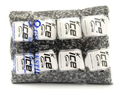 8x50gr. ALPACA BOUCLE Viskon, Alpaka, Yün, Akrilik Siyah, Gri Lüks, Alpaka, Kışlık, Yün, Viskon, Buklet, Kalın, Akrilik