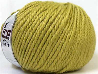 4x100gr. ALPACA BULKY Alpaka, Yün, Akrilik Yeşil Lüks, Alpaka, Kışlık, Kalın