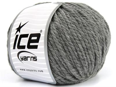 4x100gr. ALPACA BULKY Alpaka, Yün, Akrilik Açık Gri Lüks, Alpaka, Kışlık, Kalın