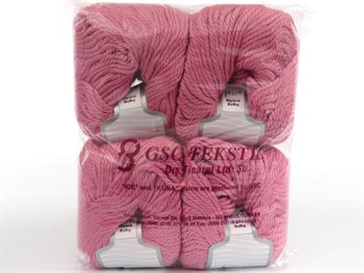 4x100gr. ALPACA BULKY Alpaka, Yün, Akrilik Pembe Lüks, Alpaka, Kışlık, Kalın