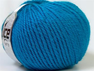 4x100gr. ALPACA BULKY Alpaka, Yün, Akrilik Turkuaz Lüks, Alpaka, Kışlık, Kalın