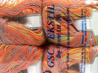 Lot of 4 x 100gr Skeins Ice Yarns ALPACA FINE MAGIC (25% Alpaca 35% Wool) Yarn Salmon Lilac Green Yellow